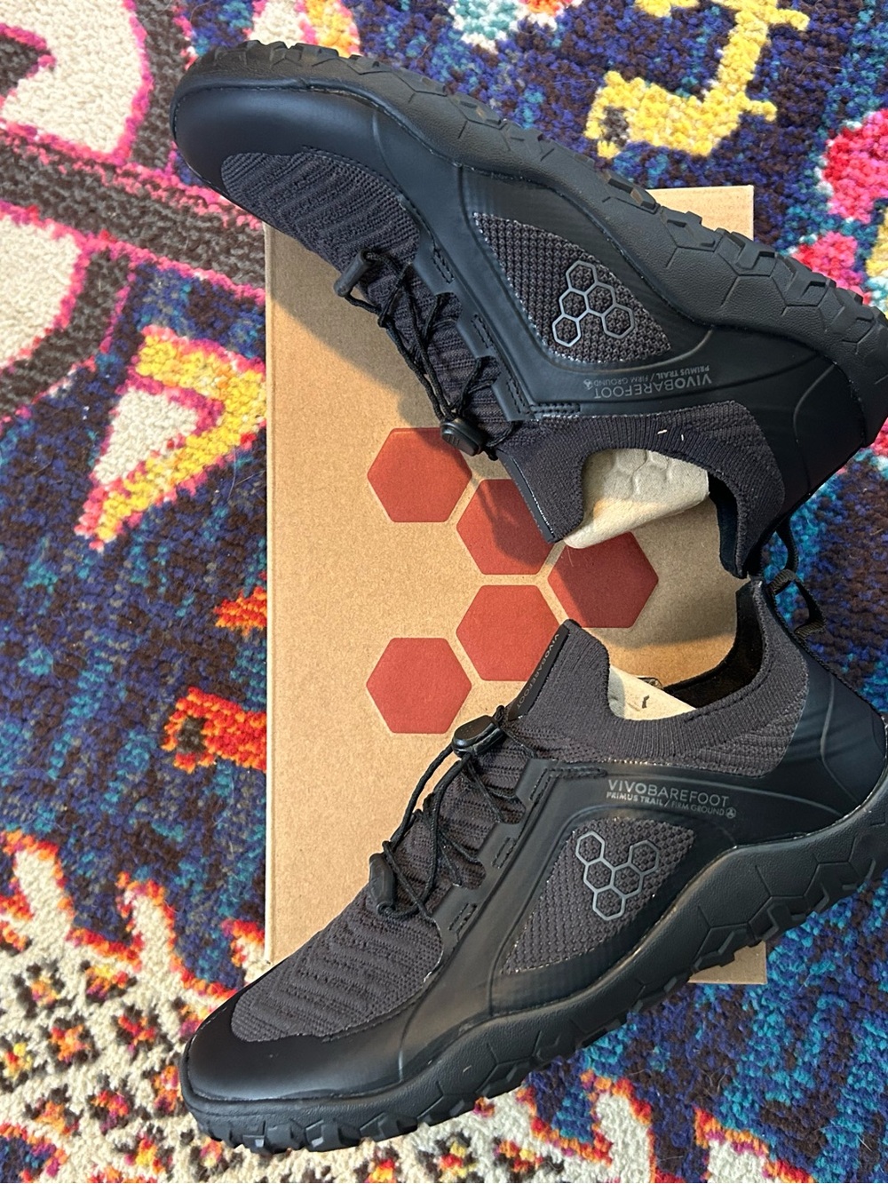 Vivo Barefoot Black Minimalist Trail Sneakers